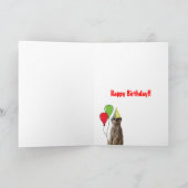 パーティーのようなメルカート誕生日カード カード (内部)