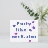 パーティーのようなロックスター ポストカード (スタンド正面)