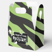 パーティーのようなロックスター – 緑の好意ボックス フェイバーボックス (オープン)