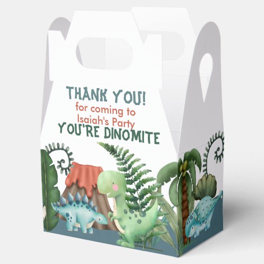 パーティーのような恐竜の誕生日 フェイバーボックス (オープン)