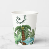 パーティーのような恐竜の誕生日  紙コップ (裏面)