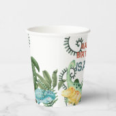 パーティーのような恐竜の誕生日  紙コップ (右)
