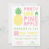 パーティーのような招待状 招待状 (正面)