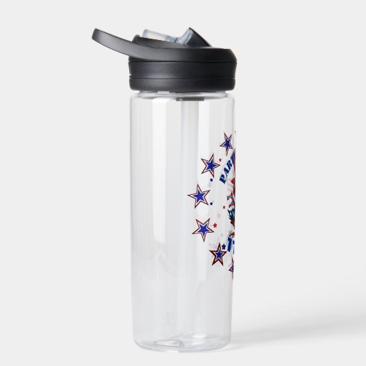 パーティーのような1776アメリカンイーグルと1776フラグ ウォーターボトル (右面)