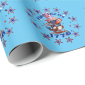 パーティーのような1776アメリカンイーグルと1776フラグ ラッピングペーパー (ロールコーナー)