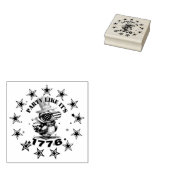 パーティーのような1776アメリカンイーグルと1776フラグ ラバースタンプ (押印)