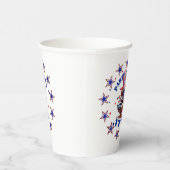 パーティーのような1776アメリカンイーグルと1776フラグ 紙コップ (右)