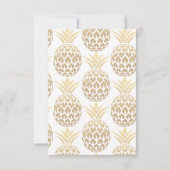 パーティーのようにパイナップルバチェロレッテ 招待状 (裏面)