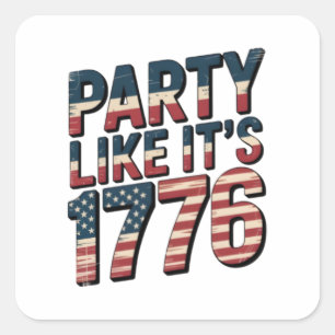 パーティーのように1776年7月4日,アメリカ国旗,アメル スクエアシール