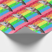 パーティーのアホロートルの包装紙 ラッピングペーパー (角)