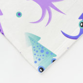 パーティーのイカパターン フリースブランケット (角)