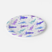 パーティーのイカパターン ペーパープレート (アングル)