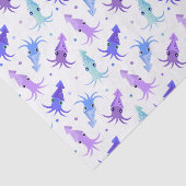 パーティーのイカパターン 薄葉紙 (詳細)