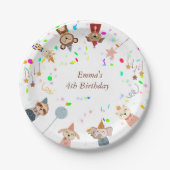 パーティーのカスタマイズ ペーパープレート (正面)