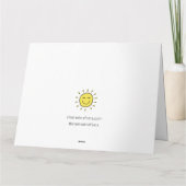 パーティーのカタツムリ カード (裏面)