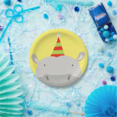 パーティーのカバ ペーパープレート (パーティー)