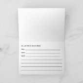 パーティーのカードがない招待状だ 招待状 (内部)