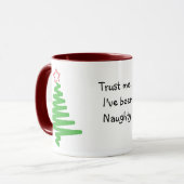 パーティーのクリスマスのコップ マグカップ (正面左)