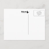 パーティーのコップの招待 インビテーションポストカード (裏面)