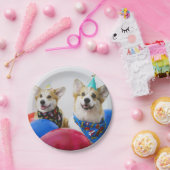 パーティーのコーギーの紙皿 ペーパープレート (パーティー)