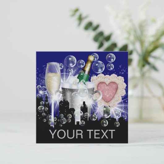 パーティーのスタイルの明るいライト改訂 – SRF 招待状 (スタンド正面)