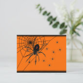 パーティーのスパイダー招待状ポストカード インビテーションポストカード (スタンド正面)