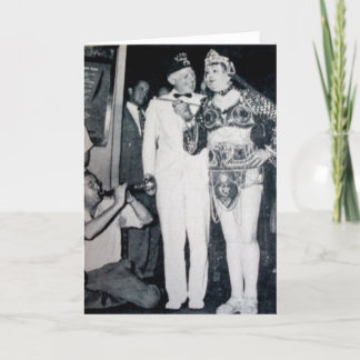 パーティーのタイムのヴィンテージの写真の挨拶 カード