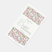 パーティーのナプキンはパステルブライダルシャワー。 (コーナー)