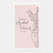 パーティーのナプキン花嫁シャワー。 (正面)