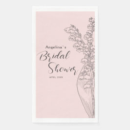 パーティーのナプキン花嫁シャワー。