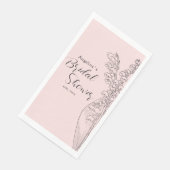 パーティーのナプキン花嫁シャワー。 (コーナー)