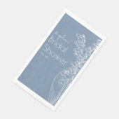 パーティーのナプキン花嫁シャワー。 (コーナー)