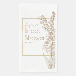 パーティーのナプキン花嫁シャワー。