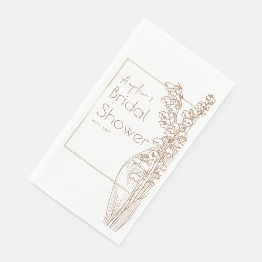 パーティーのナプキン花嫁シャワー。 (コーナー)