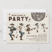パーティーのハロウィンホームダウンが待ち望み 招待状 (正面)