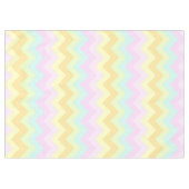 パーティーのパステルのシェブロン テーブルクロス (正面(横))