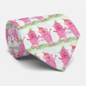 パーティーのブタのタイ ネクタイ (ロール)