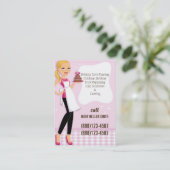 パーティーのプランナーのイベントのオルガナイザーのための小型フライヤカード 名刺 (スタンド正面)