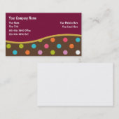 パーティーのプランナーの名刺 名刺 (正面/裏面)