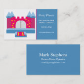 パーティーのプランナーの名刺 名刺 (正面/裏面)