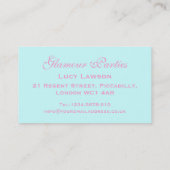 パーティーのプランナーの名刺 名刺 (裏面)