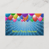 パーティーのプランナーの名刺 名刺 (正面)