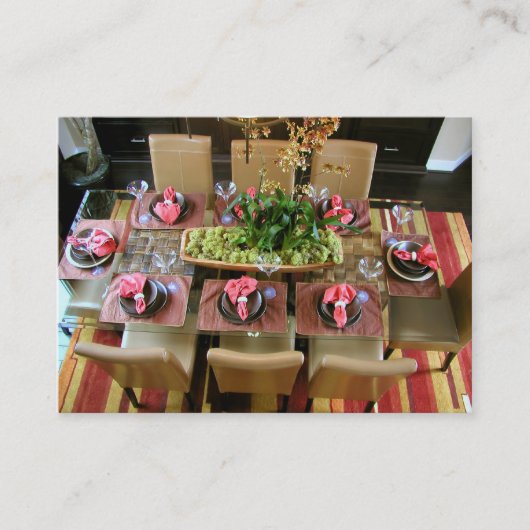 パーティーのプランナーの名刺 名刺 (正面)