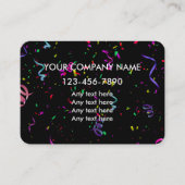 パーティーのプランナーの名刺 名刺 (正面)