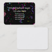 パーティーのプランナーの名刺 名刺 (正面/裏面)