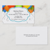 パーティーのプランナーの名刺 名刺 (正面/裏面)