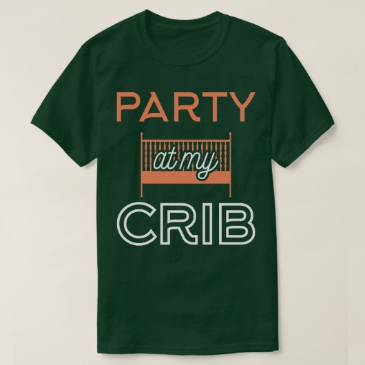パーティーのベッド1 Tシャツ (デザイン正面)