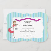 パーティーのポットの運のパーソナライズな招待状の調理 招待状 (正面)