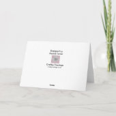 パーティーのヤドカリのデザイン カード (裏面)