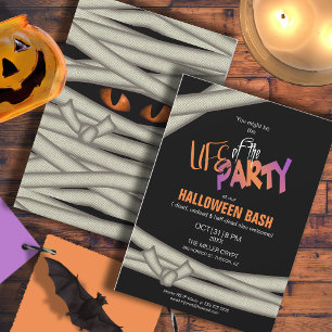 パーティーのライフMummy Halloween Orange ID685 招待状